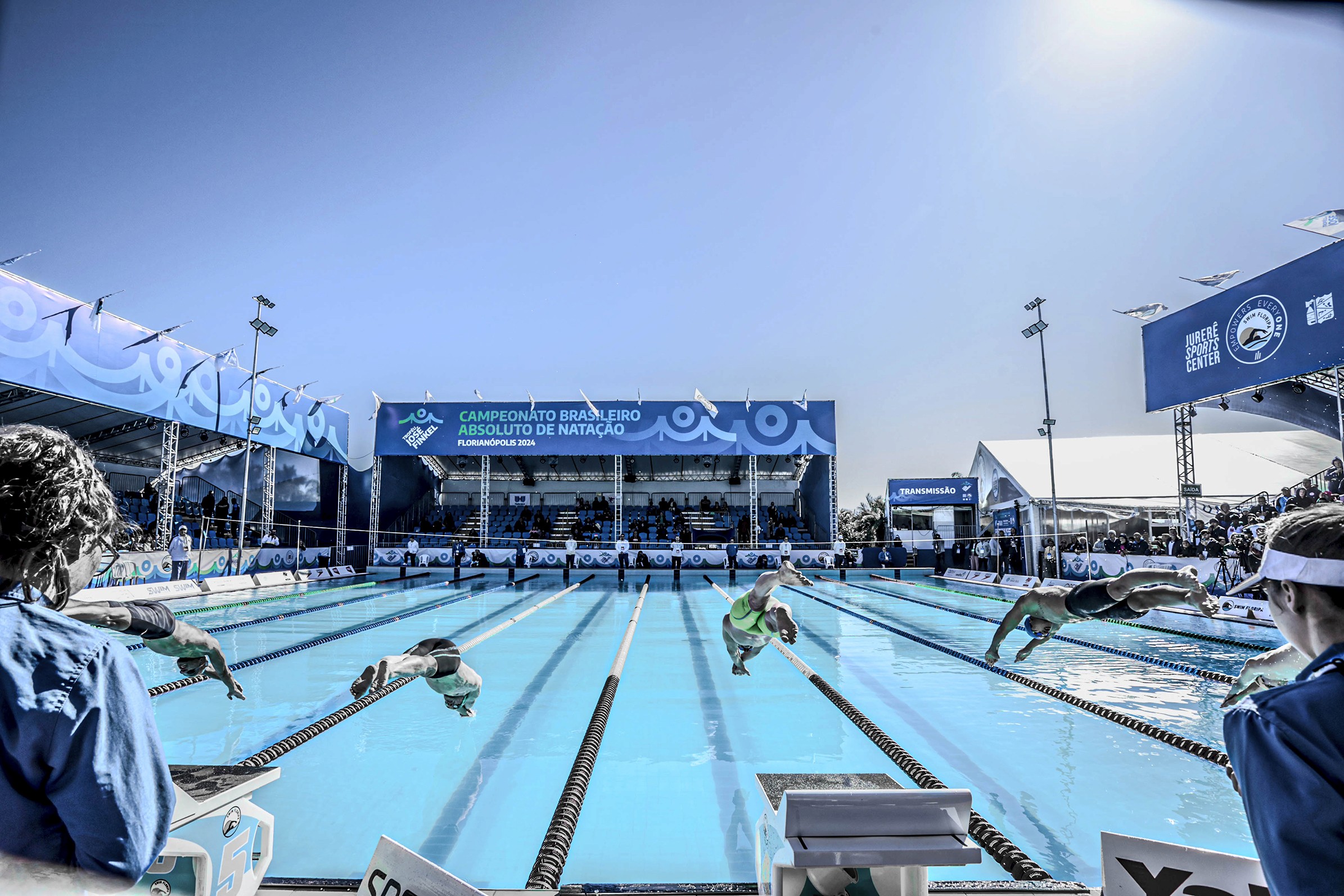 Piscina da Swim Floripa durante o Troféu José Finkel de 2024